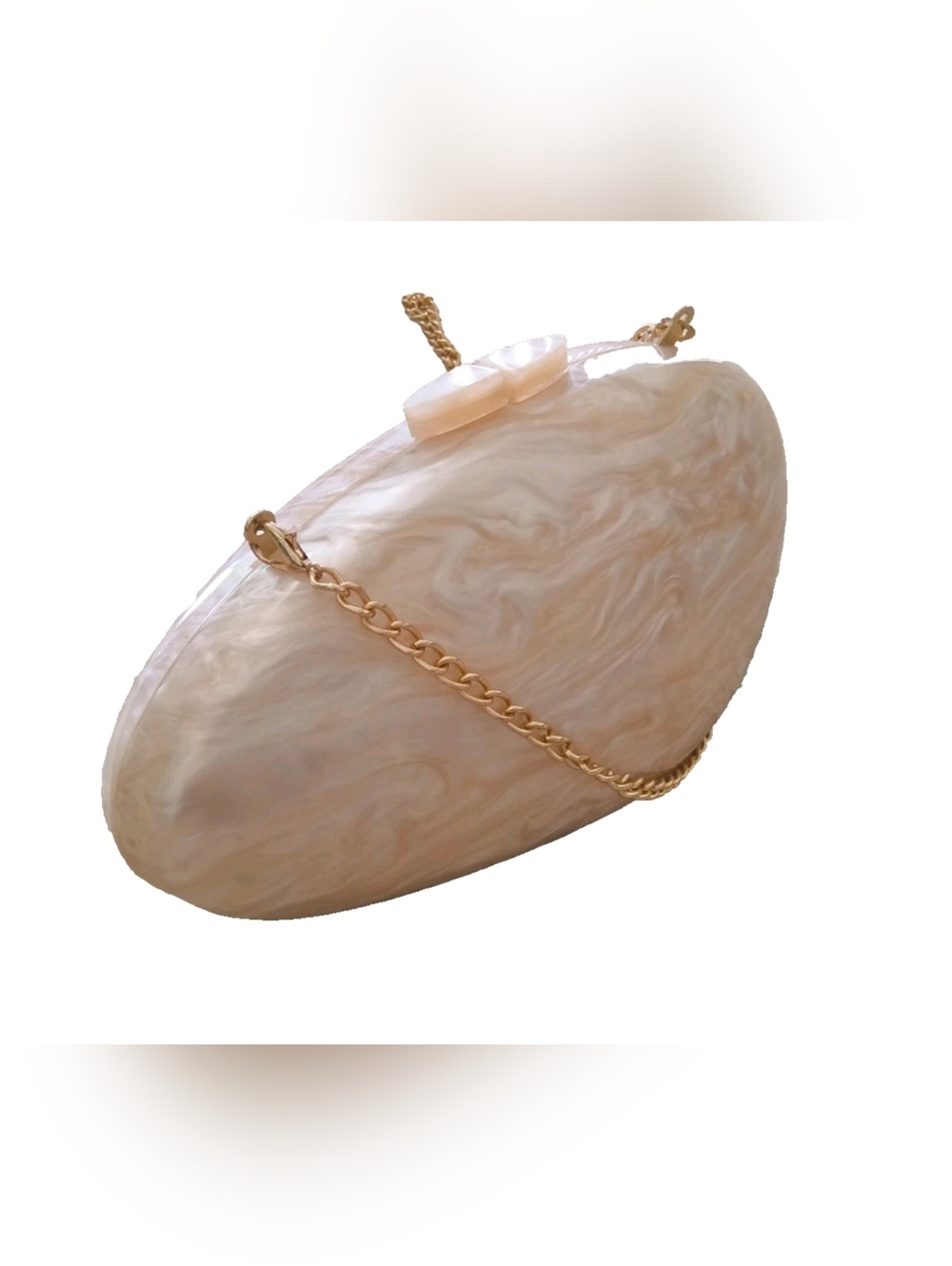 Shell Shaped  Luxury Evening Clutch - Picture 3 of 11